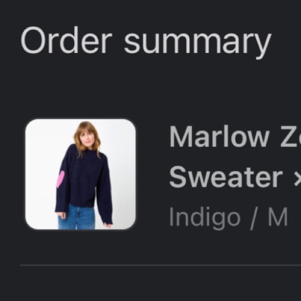 Kerri Rosenthal Marlow sweater size medium